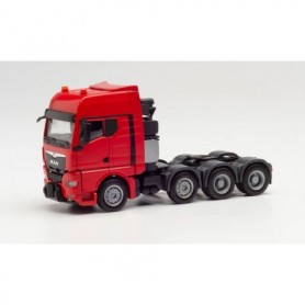 Herpa 313520 MAN TGX GX heavy duty tractor, red