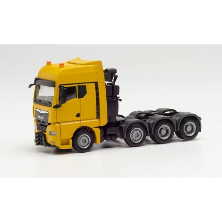 Herpa 313537 MAN TGX GX heavy duty tractor, yellow
