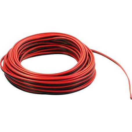 Beli-Beco L2218-50-1 Kabel, 2-delad, röd/svart, 50 meter