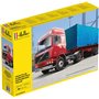 Heller 81702 F12-20 GLOBETROTTER & CONTAINER SEMI TRAILER