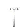Brawa 84019 Stationslampa, dubbelarm, höjd 120 mm