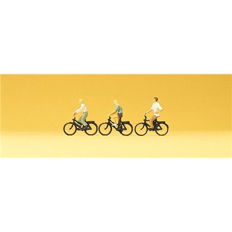 Preiser 79089 Cyklister, 3 st