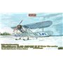 Kora Models 72128 Flygplan Blackburn R.29 Ripon II F on skis Winter War Service Decals Finland