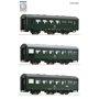 Roco 74070 3 piece set: Passenger coaches "Rekowagen", DR (Set 1)