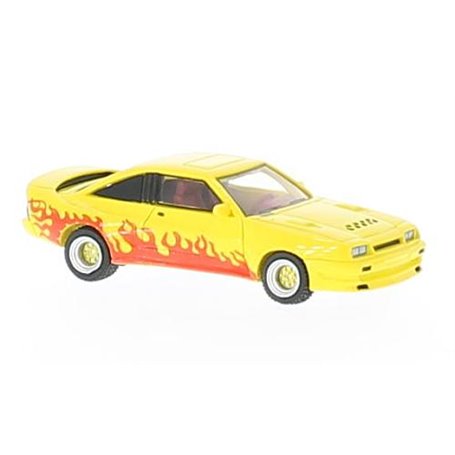 BOS 87246 Opel Manta gul/flames, 1991