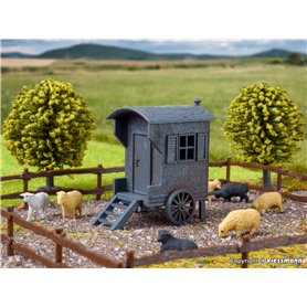 Vollmer 43742 Shepherd carriage and sheep flock