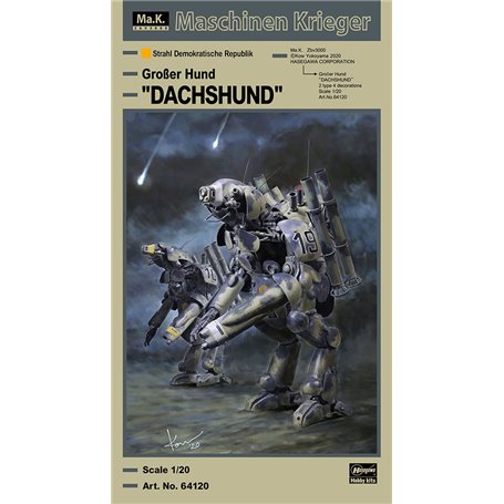 Hasegawa 64120 Humanoid Unmanned Interceptor Großer Hund "DACHSHUND"