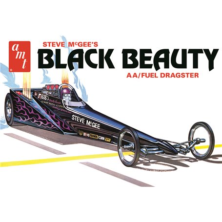 AMT 1214 Steve Mcgee Black Beauty Wedge Dragster