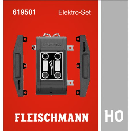 Fleischmann 619501 Elektro-set, för att göra 2 manuella växlar till elektriska