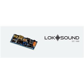 ESU 58923 Ljudekoder LokSound 5 Nano DCC "Blank decoder", single wires, with loudspeaker 11x15mm, gauge: N, TT