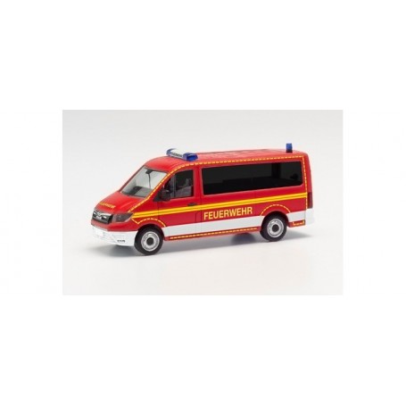 Herpa 096225 MAN TGE Bus low roof crew transport vehicle fire department