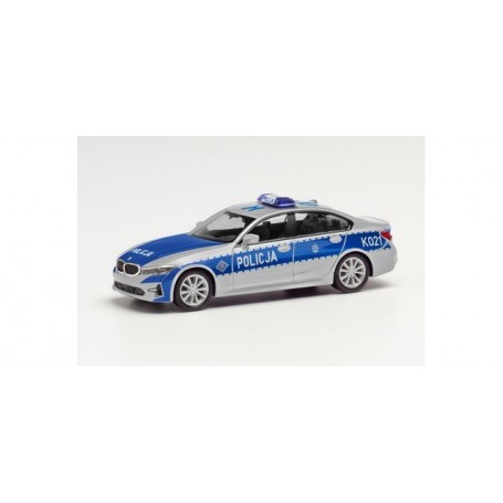 Herpa 096249 BMW 3 Series sedan Policja Polska