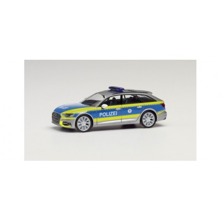 Herpa 096256 Audi A6 Avant Police Thuringia