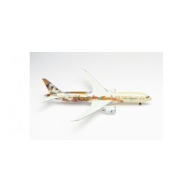 Herpa Wings 571364 Flygplan Etihad Boeing 787-9 Dreamliner Choose Italy A6-BLT