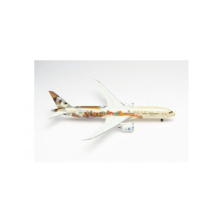 Herpa Wings 571364 Flygplan Etihad Boeing 787-9 Dreamliner Choose Italy A6-BLT