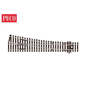 Peco SL-E95 Växel, höger, medium, radie 914 mm, vinkel 12°, längd 219 mm