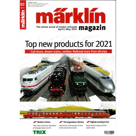 Märklin 353339 Märklin Magazin 2/2021 Engelska