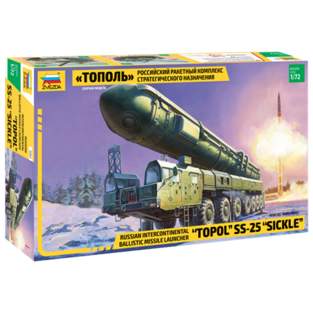 Zvezda 5003 Russian intercontinental ballistic missile launcher "Topol" SS-25 "Sickler"
