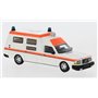 BOS 87716 Volvo 265 Ambulance, vit/orange, 1985