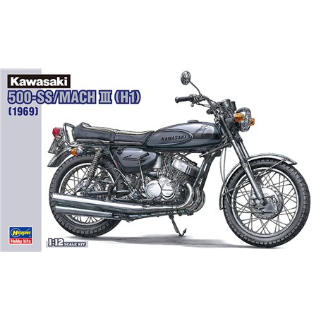 Hasegawa 21510 Motorcykel Kawasaki 500-SS/MACH III (H1)