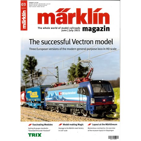Märklin 360369 Märklin Magazin 3/2021 Engelska