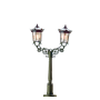Brawa 4534 Parklampa, dubbelarm, "Baden-Baden", 1 st, höjd 50 mm