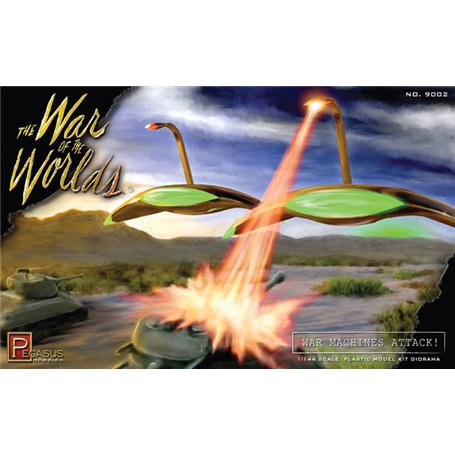 Pegasus Hobbies 9002 War Machines Attack Diorama "War of the Worlds"
