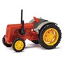 Busch 211006811 Traktor Famulus, röd/grå med gula fälgar