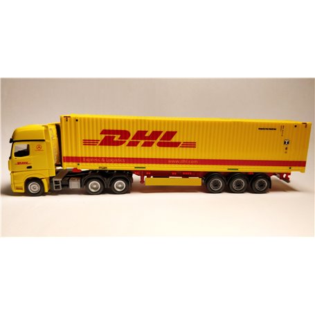 AH Modell AH-271 Mercedes-Benz Actros Gigaspace & container trailer "DHL"