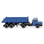 Wiking 67706 Rear tipper semi-truck (Magirus Deutz) - blue
