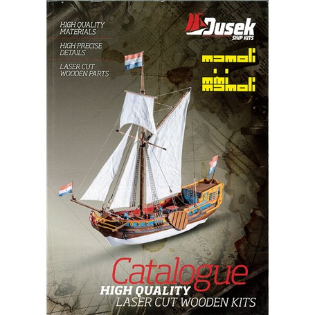 Kataloger KAT295 Dusek Huvudkatalog, byggsatser i trä av båtmodeller