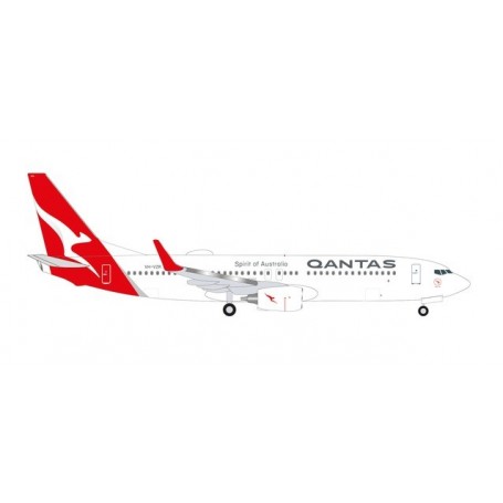 Herpa Wings 535502 Flygplan Qantas Boeing 737-800 VH-VZR Coral Bay