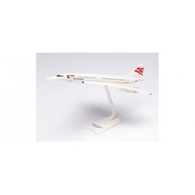 Herpa Wings 613439 Flygplan British Airways Aérospatiale-BAC Concorde G-BOAC