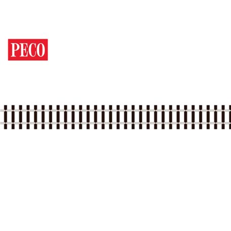 Peco SL-1400 Flexräls H0m, smalspår 1200, code 75, träslipers