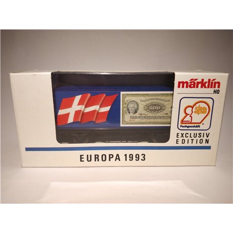 Märklin 4481-93704 Containervagn Europa 1993 "Dänemark" Exclusive Edition