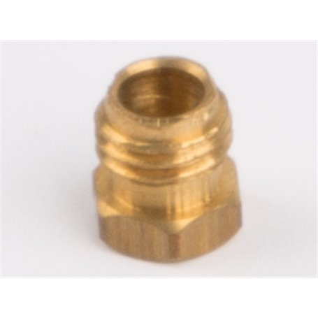 Wilesco 1828 Pipe coupling nut for steam pipe fixing brass M6 x 0,75
