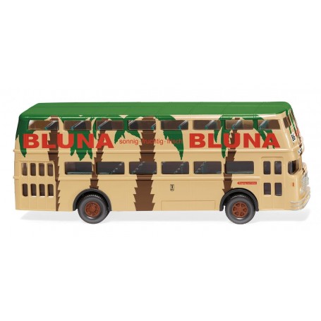 Wiking 72205 Double-decker bus D2U (Büssing) "Bluna"