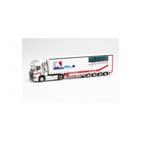Herpa 314374 Scania CS HD volume semitrailer truck BLS Budde Logistik Spedition (North Rhine-Westphalia/Radevormwald)