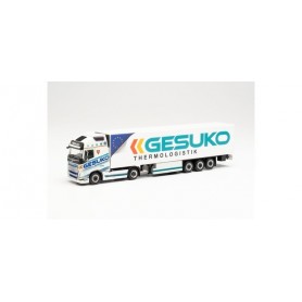Herpa 314497 Volvo FH Gl. XL 2020 refrigerated semitrailer truck GESUKO (Hessen/Hauneck)
