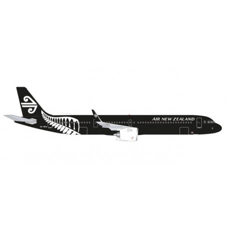 Herpa Wings 535878 Flygplan Air New Zealand Airbus A321neo - All black colors ZK-NNA