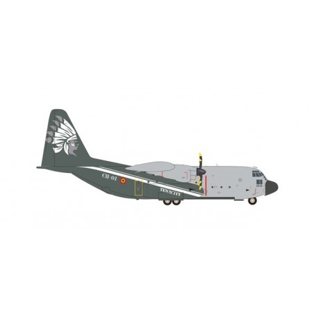 Herpa Wings 571791 Flygplan Belgian Air Component Lockheed C-130H Hercules - 20 Squadron, 15 Wing, Melsbroek Air Base 50 Year...
