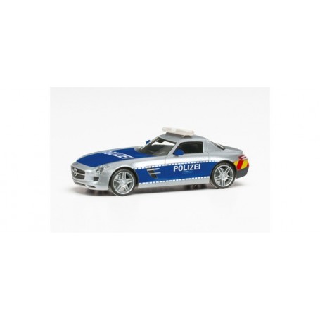 Herpa 096515 Mercedes-Benz SLS AMG "Polizei Showcar"