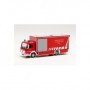 Herpa 096553 Mercedes-Benz Atego box truck Feuerwehr Essen Wasserrettung