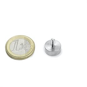 Magnet GTN-13 Grytmagnet med gängad tapp, diamater 13 mm, rymmer ca. 3,5 kg