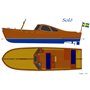 ATLASt Models 1005 Motorbåt Solo Ruff