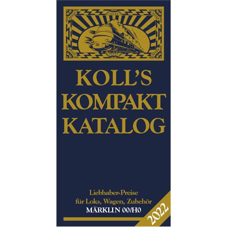 Böcker BOK204 Kolls Värderingsbok för Märklin 2022 Kompakt