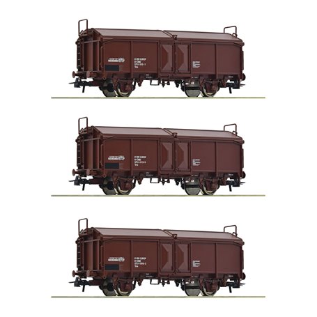 Roco 66178 Set of three sliding roof wagons, ÖBB