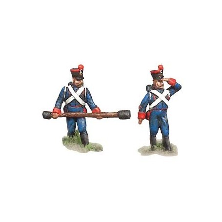 Prince August 519 Napoleon Frankrike, artillerister, 25 mm höga
