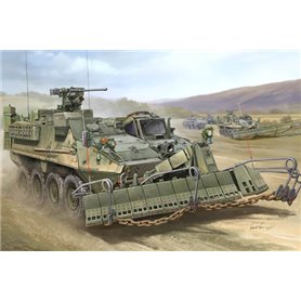 Trumpeter 01575 M1132 Stryker ESV (Engineer Squad Vehicle) w/SMP/AMP- Surface Mine Plow