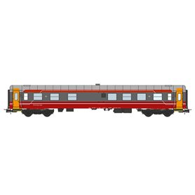 NMJ 113401 Personvagn NSB CB1 21219, Rød/Sølv/Grå